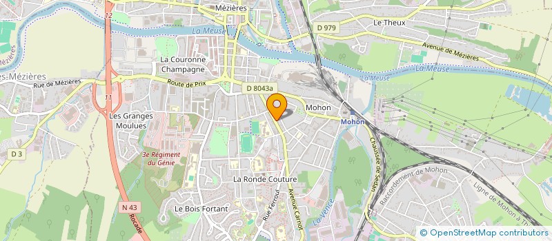 localisation de l'entreprise BATI-RENOVE 08  CHARLEVILLE-MEZIERES