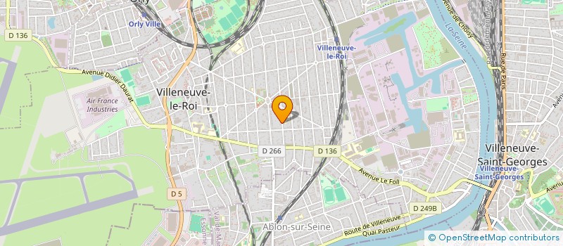 localisation de l'entreprise BATI RENOVE à VILLENEUVE-LE-ROI