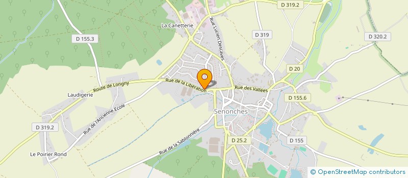 localisation de l'entreprise BATI.RENOVE à SENONCHES