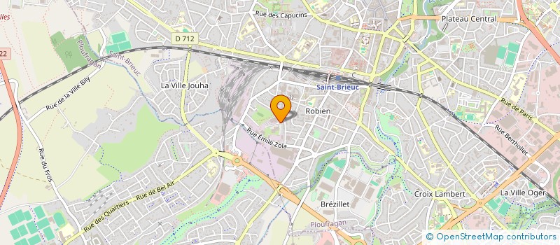 localisation de l'entreprise BATI-RENOVE AGRI-SERVICES à SAINT-BRIEUC