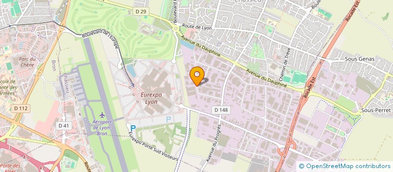 localisation de l'entreprise BATI RENT SERVICES  CHASSIEU