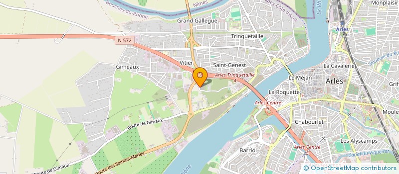 localisation de l'entreprise BATI REPARE à ARLES
