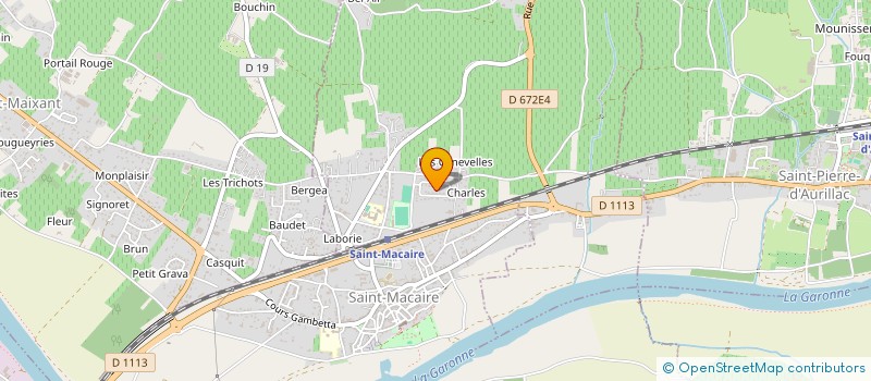 localisation de l'entreprise BATI-RESEAUX33 à LE PIAN-SUR-GARONNE