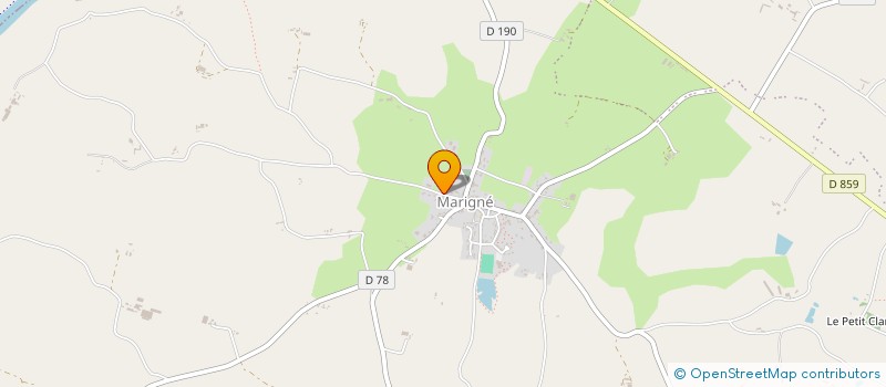 localisation de l'entreprise BATI REV'  LES HAUTS-D'ANJOU