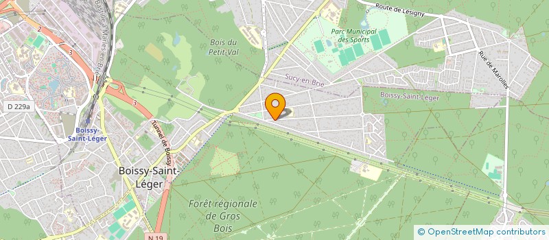 localisation de l'entreprise BATI REVA  BOISSY-SAINT-LEGER