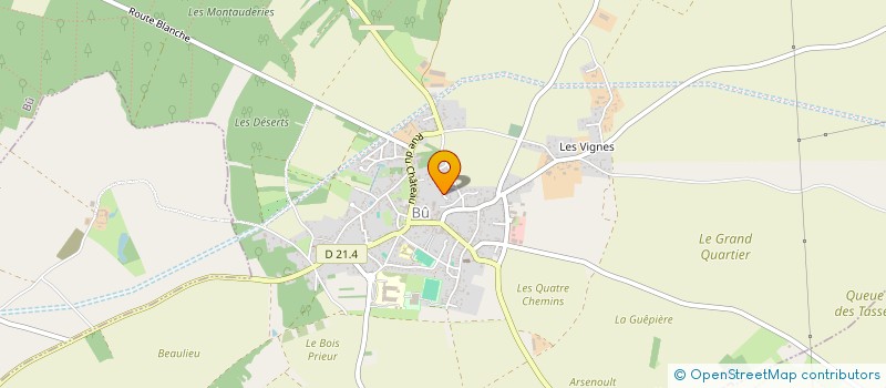 localisation de l'entreprise BATI-REVE à BU