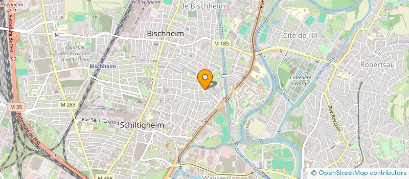 localisation de l'entreprise BATI RGE SAS à STRASBOURG