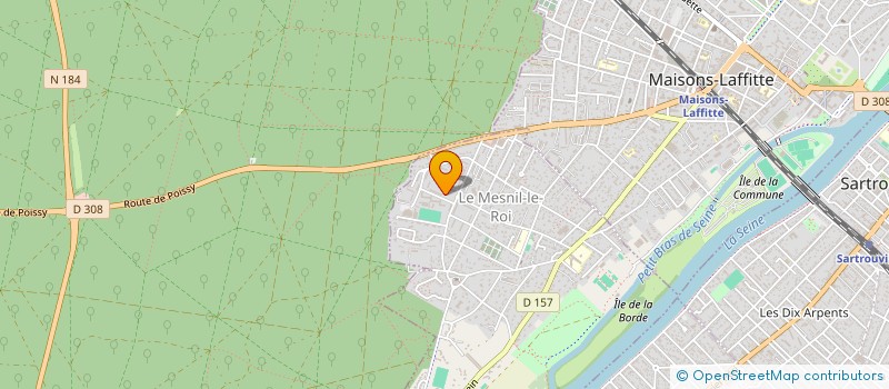 localisation de l'entreprise BATI-RIBEIRO  LE MESNIL-LE-ROI