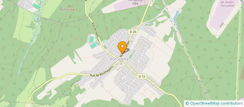 localisation de l'entreprise BATI RM  PORCELETTE