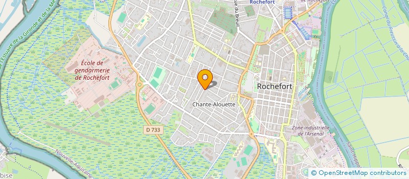 localisation de l'entreprise BATI ROCHEFORT OCEAN 17  ROCHEFORT