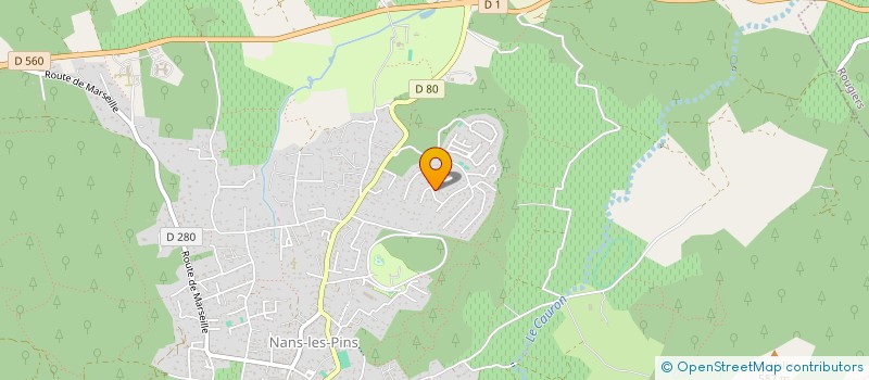 localisation de l'entreprise BATI.RONI  NANS-LES-PINS