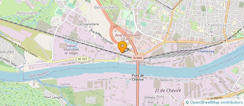 localisation de l'entreprise BATI-S à NANTES