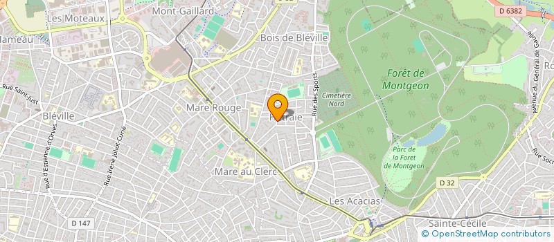 localisation de l'entreprise BATI SAD à LE HAVRE