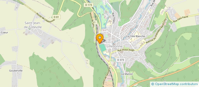 localisation de l'entreprise BATI SADE  LILLEBONNE