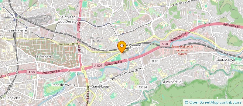 localisation de l'entreprise BATI-SAHIN à MARSEILLE