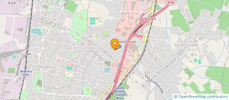 localisation de l'entreprise BATI SAINT MARTIN  CARBON-BLANC