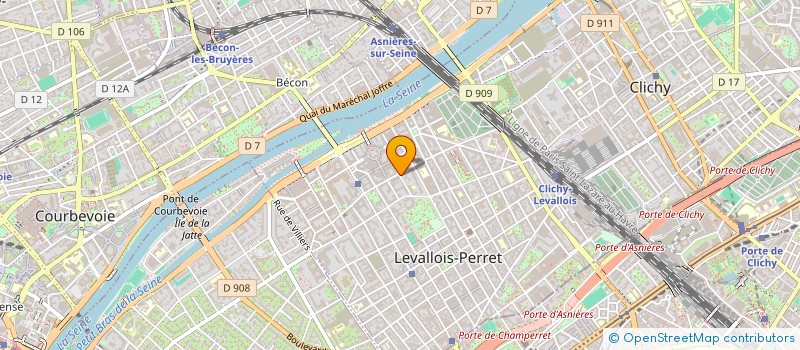 localisation de l'entreprise BATI SANTOS à LEVALLOIS-PERRET