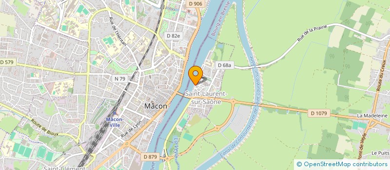 localisation de l'entreprise BATI SAONE à SAINT-LAURENT-SUR-SAONE