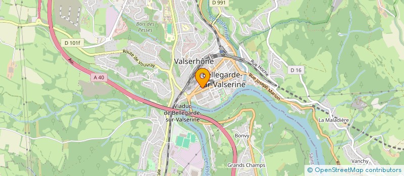 localisation de l'entreprise BATI SDT à VALSERHONE
