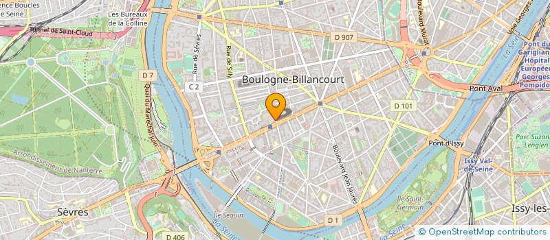 localisation de l'entreprise BATI-SER PRO à BOULOGNE-BILLANCOURT