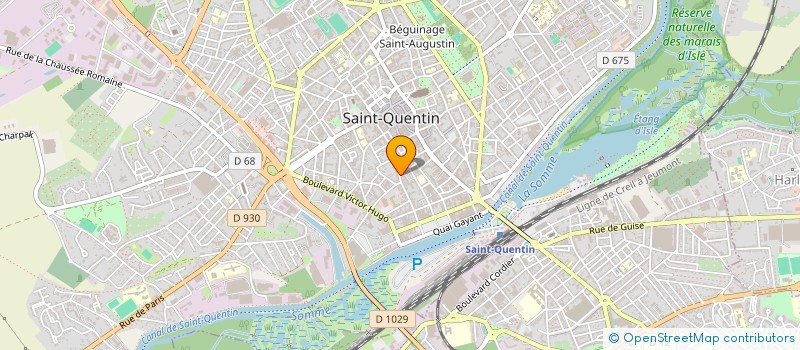 localisation de l'entreprise BATI SERVICE à SAINT-QUENTIN