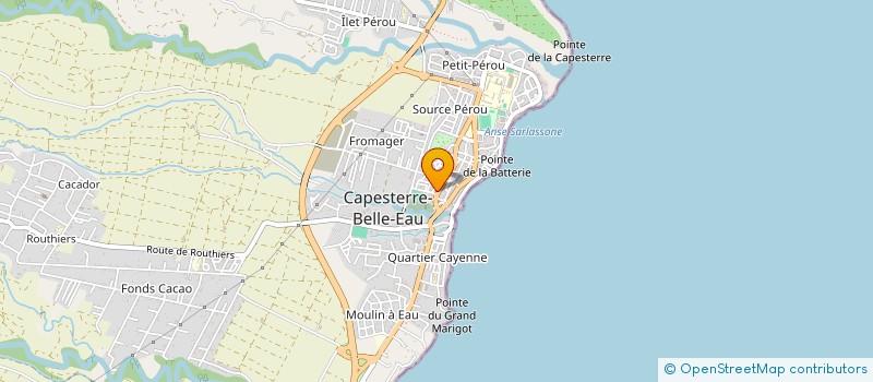localisation de l'entreprise BATI SERVICE à CAPESTERRE-BELLE-EAU
