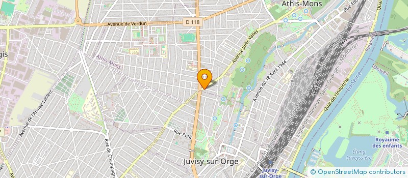 localisation de l'entreprise BATI SERVICE à ATHIS-MONS