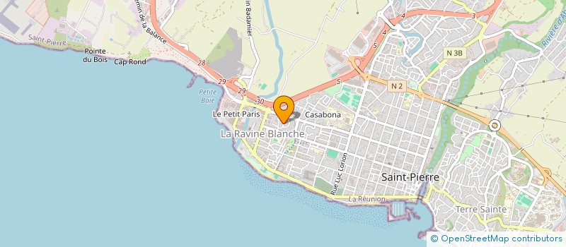 localisation de l'entreprise BATI SERVICE à SAINT-PIERRE