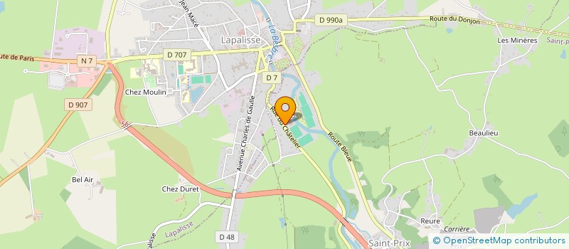 localisation de l'entreprise BATI SERVICE PLUS à SAINT-PRIX