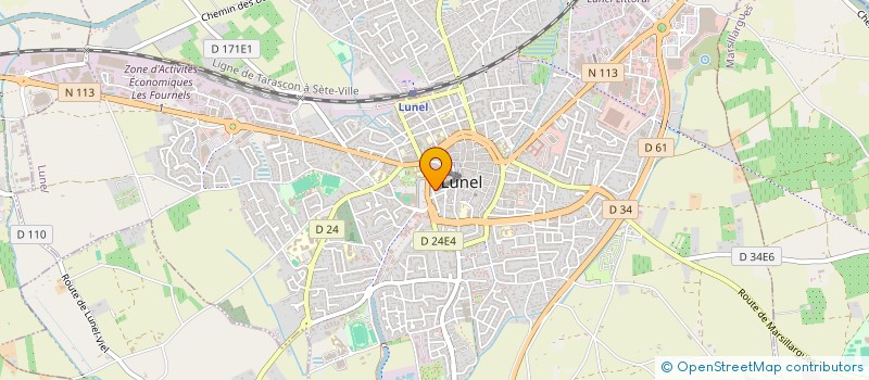 localisation de l'entreprise BATI SERVICE SUD à LUNEL