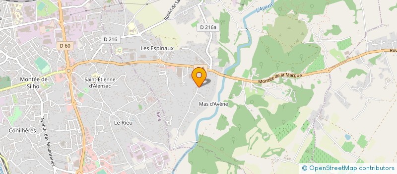 localisation de l'entreprise BATI SERVICES 30 à SAINT-PRIVAT-DES-VIEUX