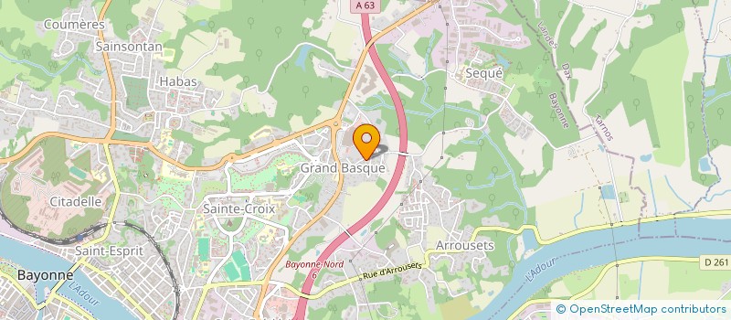 localisation de l'entreprise BATI SERVICES  BAYONNE