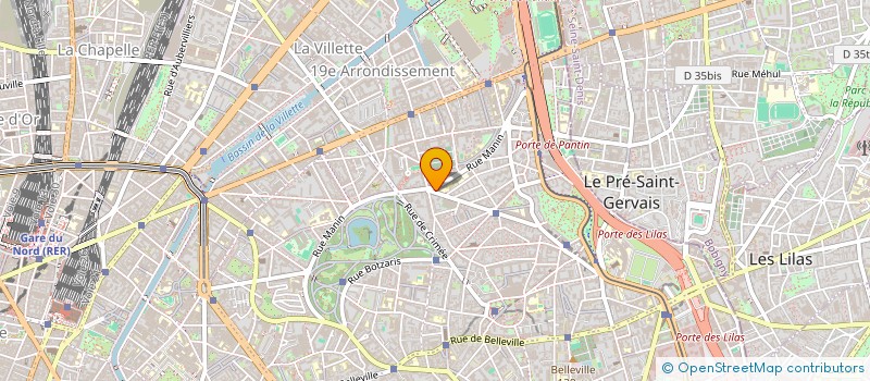 localisation de l'entreprise BATI SERVICES  PARIS