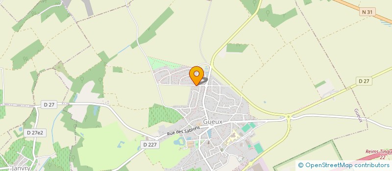 localisation de l'entreprise BATI SERVICES 51 à GUEUX