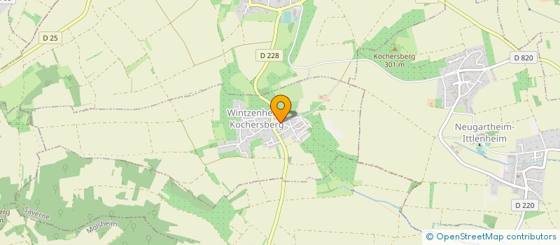 localisation de l'entreprise BATI'SERVICES à WINTZENHEIM-KOCHERSBERG