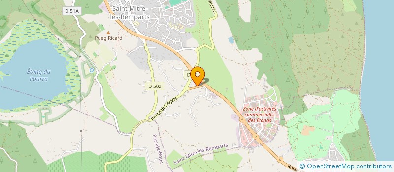 localisation de l'entreprise BATI SERVICES FOSSEEN  SAINT-MITRE-LES-REMPARTS