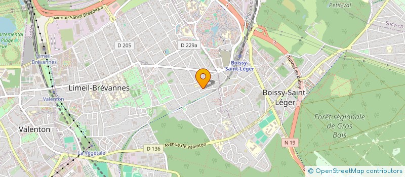 localisation de l'entreprise BATI-SERVICES-TRAVAUX  LIMEIL-BREVANNES