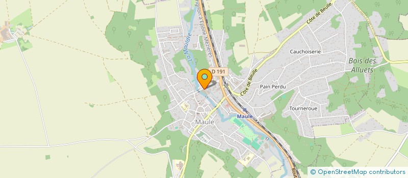 localisation de l'entreprise BATI SERVICES YVELINES  MAULE