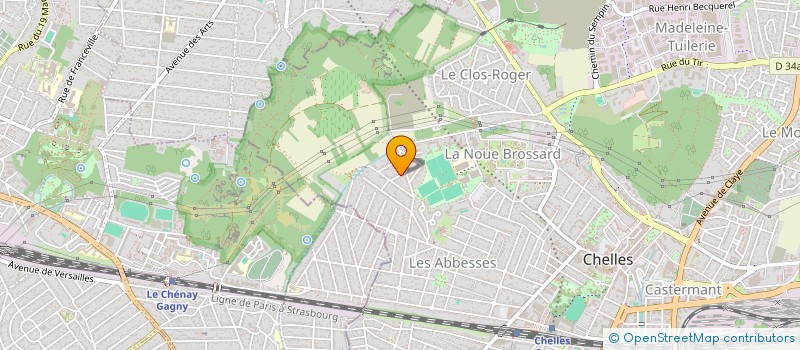 localisation de l'entreprise BATI SILVA à CHELLES