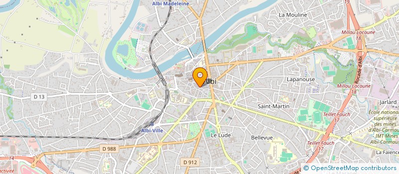 localisation de l'entreprise BATI SIR à ALBI
