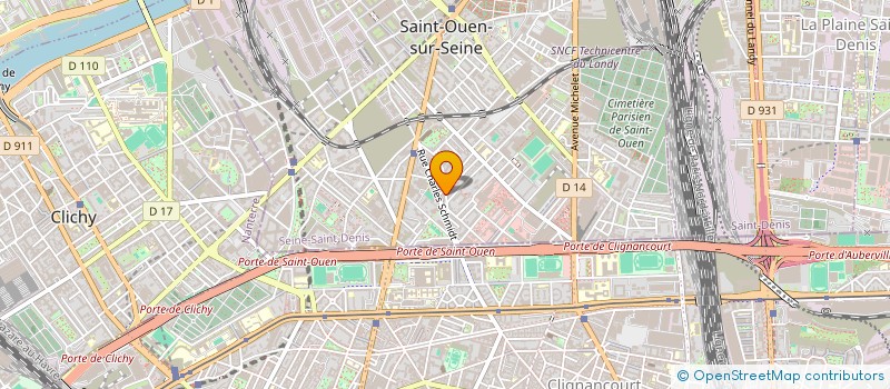 localisation de l'entreprise BATI - SMART à SAINT-OUEN-SUR-SEINE
