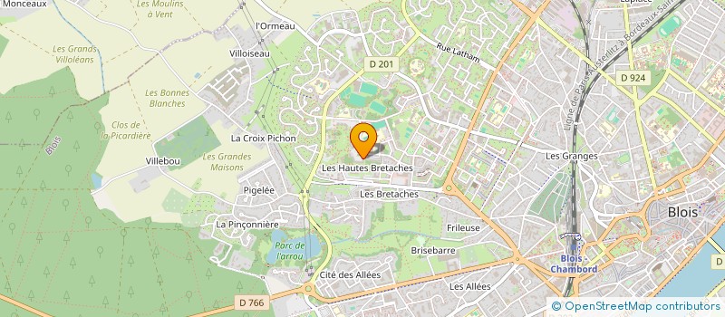 localisation de l'entreprise BATI'SOL à BLOIS