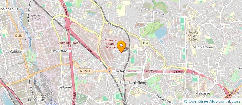 localisation de l'entreprise BATI SOL PROVENCE à MARSEILLE