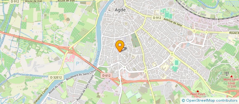 localisation de l'entreprise BATI-SOLID à AGDE