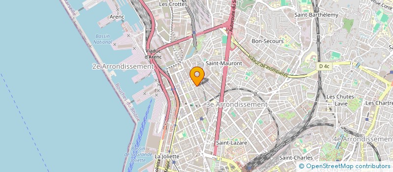 localisation de l'entreprise BATI SOLIVA à MARSEILLE