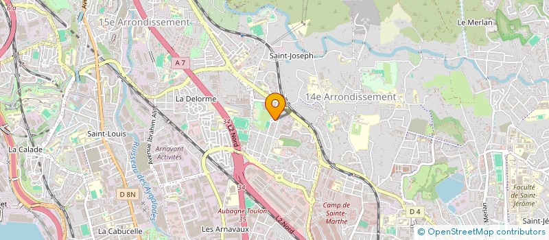 localisation de l'entreprise BATI SOLUTION à MARSEILLE