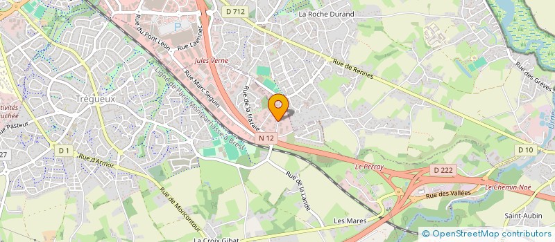 localisation de l'entreprise BATI SOLUTIONS  TREGUEUX