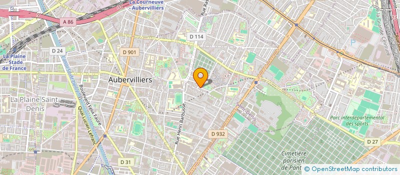 localisation de l'entreprise BATI SPA à AUBERVILLIERS