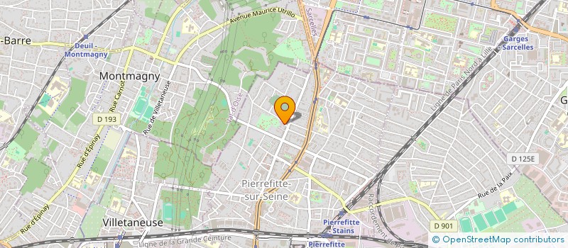 localisation de l'entreprise BATI SPRINKLER à PIERREFITTE-SUR-SEINE