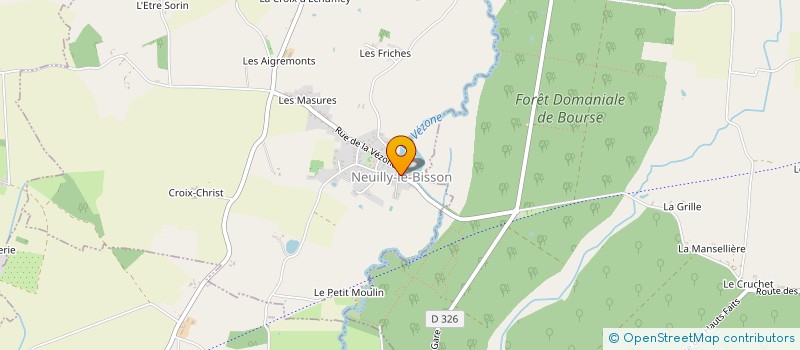 localisation de l'entreprise BATI SRP à NEUILLY-LE-BISSON